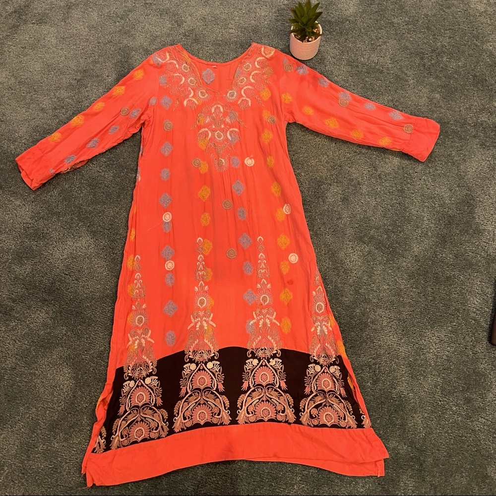 Boho midi dress